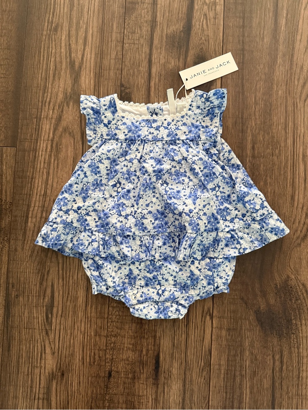 Baby Floral Ruffle Romper
